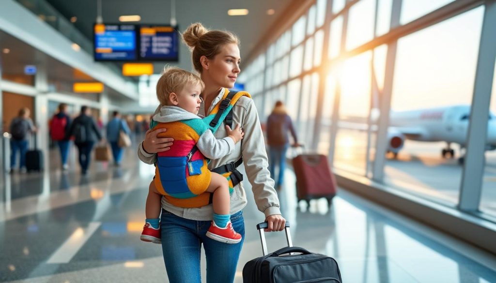 découvrez nos conseils essentiels pour voyager en avion avec un bébé. apprenez les astuces pour un vol serein, les préparatifs nécessaires et les règles à suivre pour assurer le confort et la sécurité de votre enfant pendant le trajet.