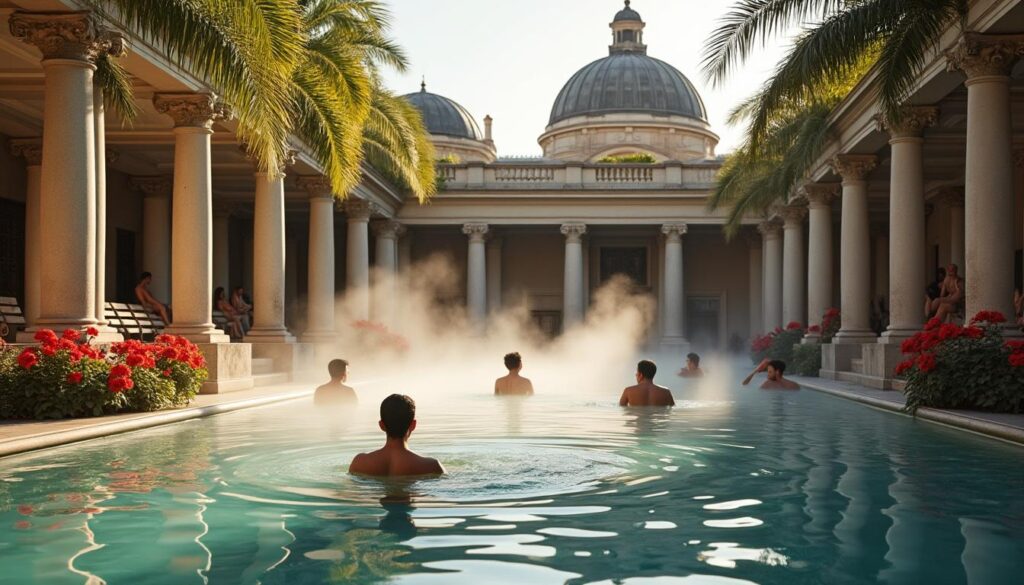plongez dans l'atmosphère apaisante des bains de budapest et vivez une expérience de détente unique au cœur de la capitale hongroise.