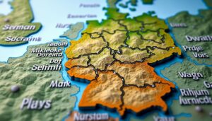 découvrez comment la carte de l'allemagne révèle la répartition géographique de ses régions, villes et paysages pour mieux comprendre son organisation territoriale.