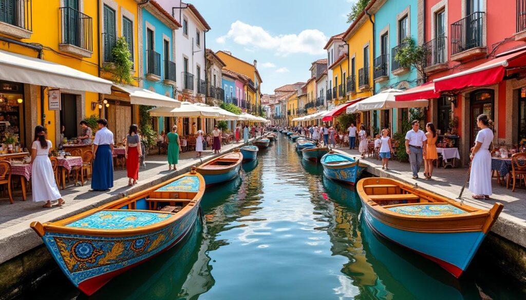 découvrez aveiro, le joyau du portugal, entre ses canaux pittoresques, ses maisons colorées et ses traditions uniques. plongez dans une expérience authentique au cœur de cette charmante ville maritime.