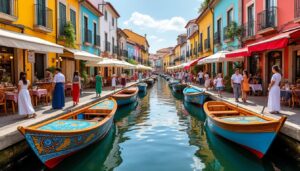 découvrez aveiro, le joyau du portugal, entre ses canaux pittoresques, ses maisons colorées et ses traditions uniques. plongez dans une expérience authentique au cœur de cette charmante ville maritime.