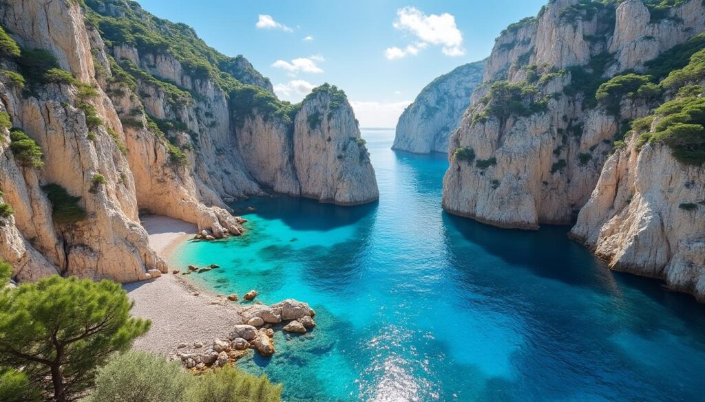 explorez la calanque d'en vau, un joyau naturel où mer turquoise et falaises impressionnantes se rencontrent pour offrir un paysage à couper le souffle et des moments inoubliables.
