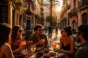 découvrez les meilleurs quartiers de barcelone pour profiter d'un verre entre amis dans des bars animés et conviviaux.