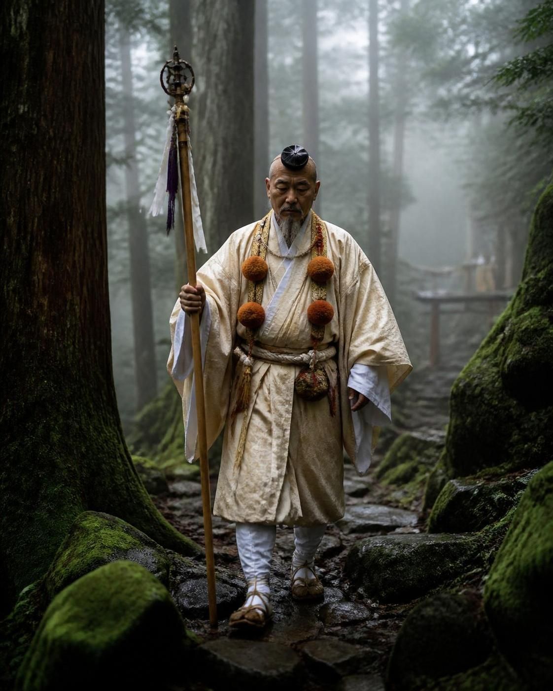 explorez la vie des yamabushi, hermites mystiques des montagnes japonaises, et découvrez leurs traditions spirituelles ancestrales.