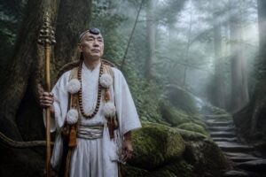 explorez le mystère des yamabushi, ces ermites mystiques des montagnes japonaises, et découvrez leur sagesse ancestrale, leurs rituels spirituels et leur lien profond avec la nature.