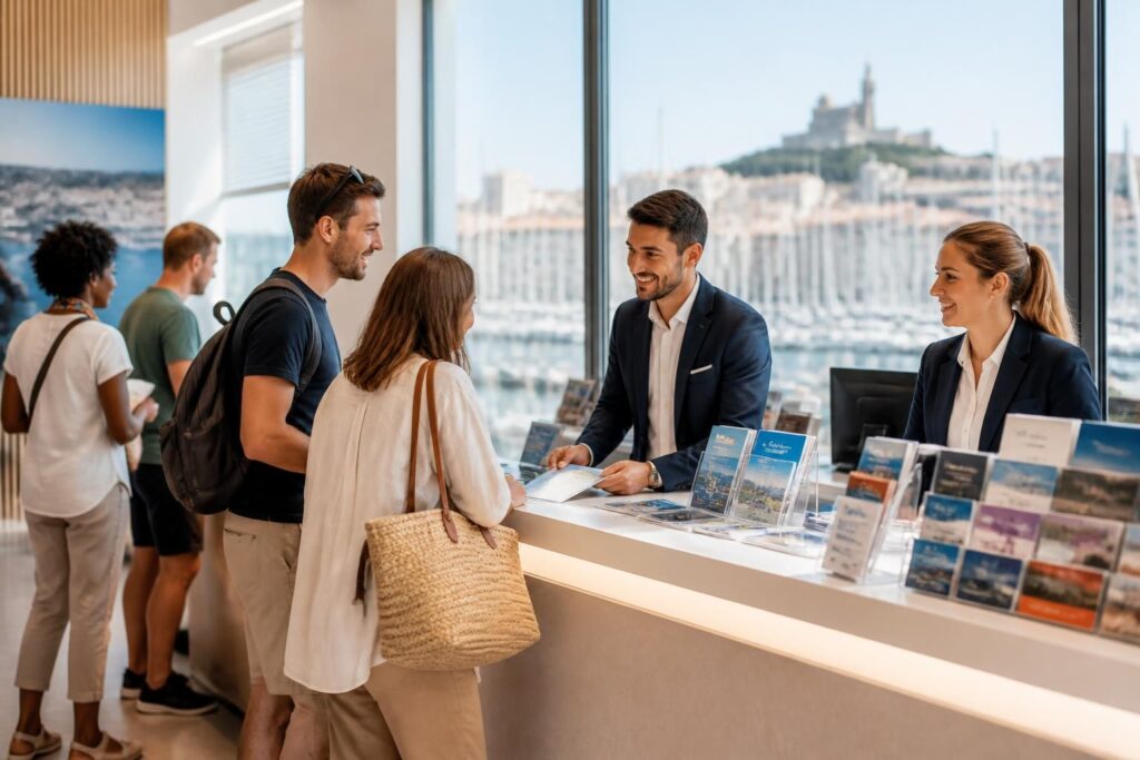 découvrez tous les contacts, les pass touristiques et les services proposés par l'office de tourisme de marseille pour organiser au mieux votre visite.