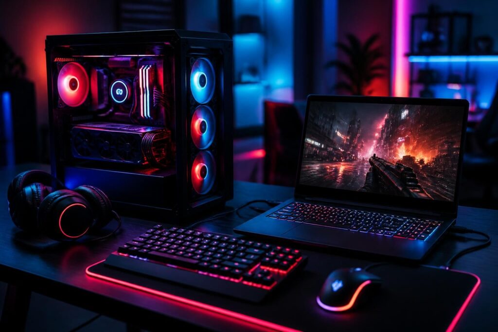 découvrez nos conseils pour choisir le pc gamer idéal, fixe ou portable, parfaitement adapté à vos besoins et à votre budget.