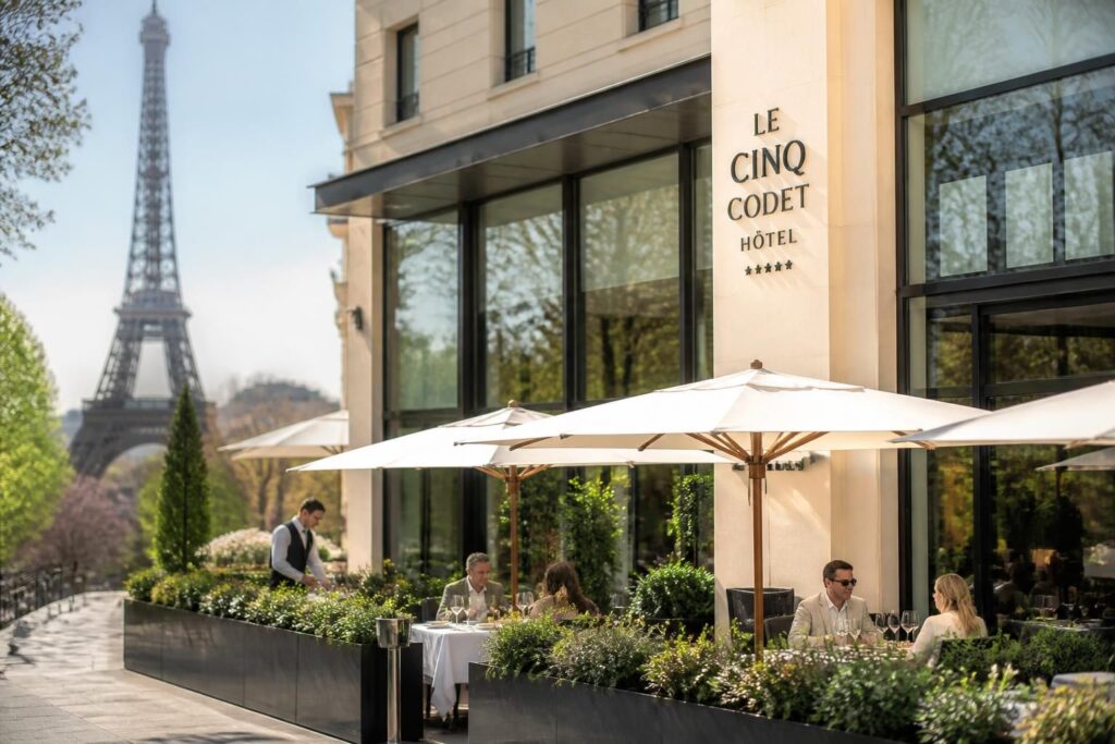 découvrez l'hôtel le cinq codet à paris : un séjour réussi dans le 7e arrondissement avec son restaurant raffiné, des prix attractifs et des avis positifs.