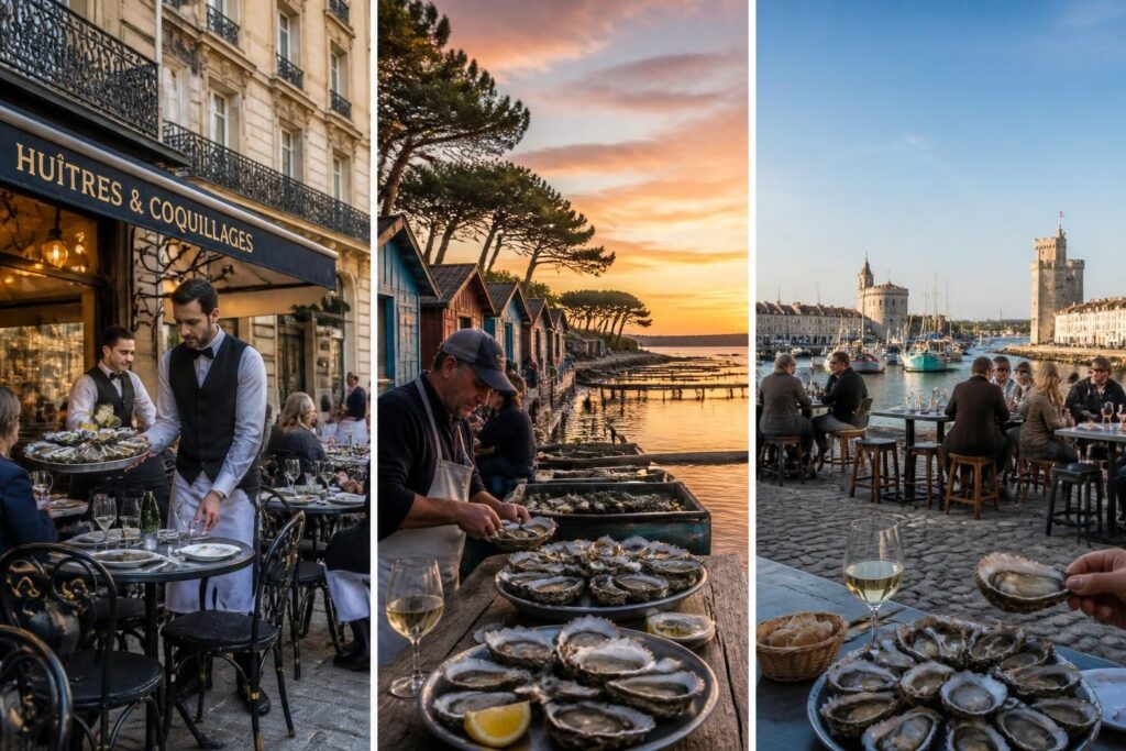 découvrez notre sélection des meilleurs bars à huîtres à paris, arcachon et la rochelle pour savourer des fruits de mer frais dans des cadres authentiques et conviviaux.