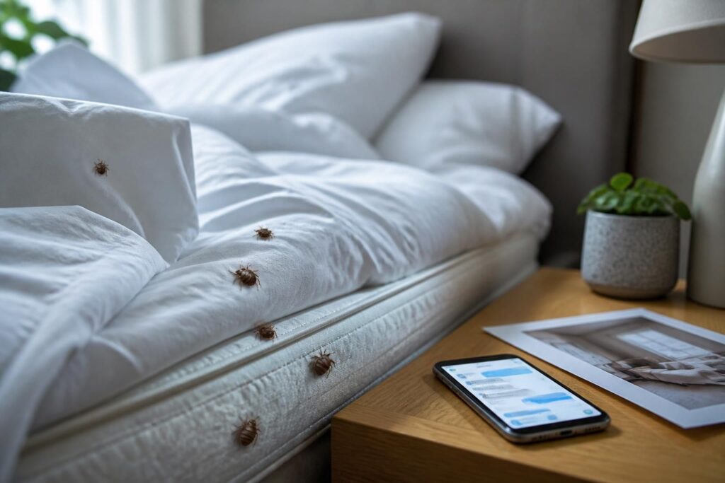 découvrez comment réagir en cas d'infestation de punaises de lit dans un logement airbnb et les démarches pour obtenir un remboursement facilement.