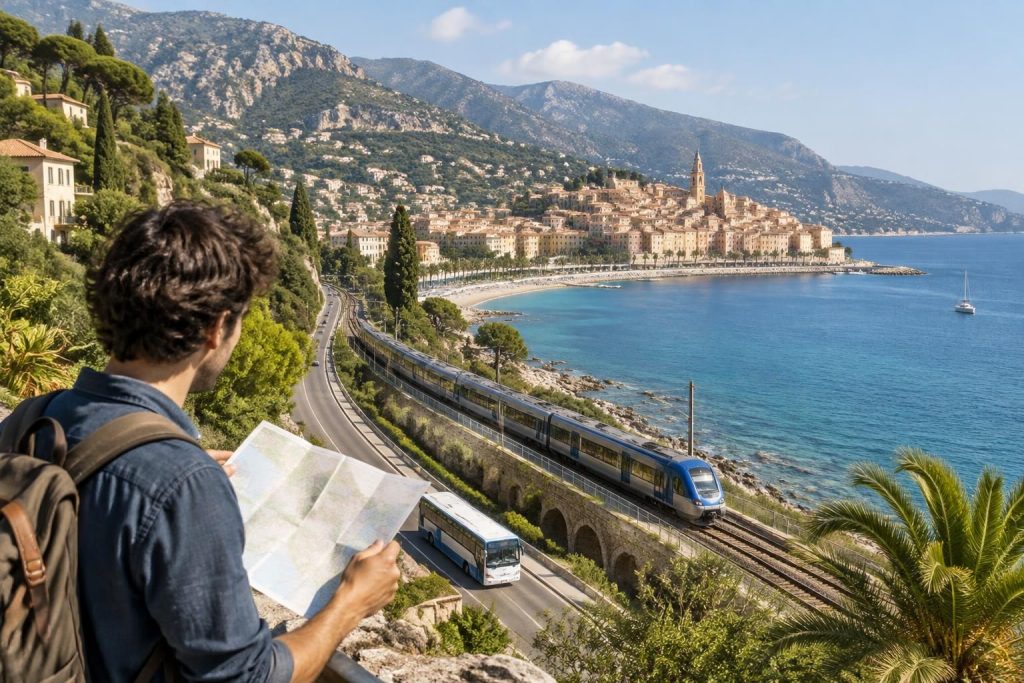 découvrez les distances entre menton et nice, les durées de trajet en train et en bus, ainsi que les options pratiques pour organiser votre déplacement.